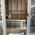 Orivon Auris One outdoor red cedar sauna for 1–2 people