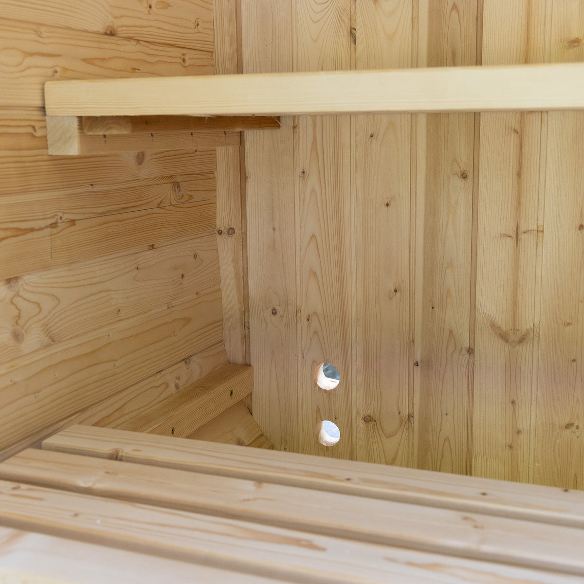 Orivon Auris One outdoor red cedar sauna for 1–2 people view 7