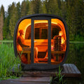 Orivon Auris Two outdoor red cedar sauna for 3–4 people
