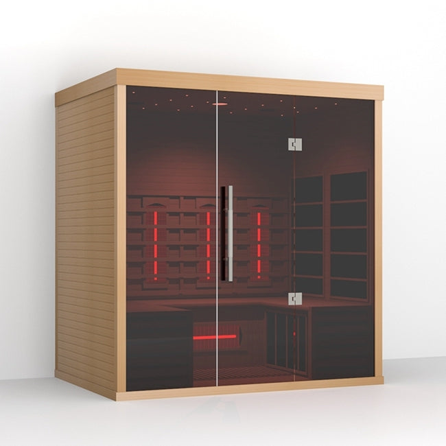 Orivon Lumin Three indoor infrared sauna for 3 people view 3