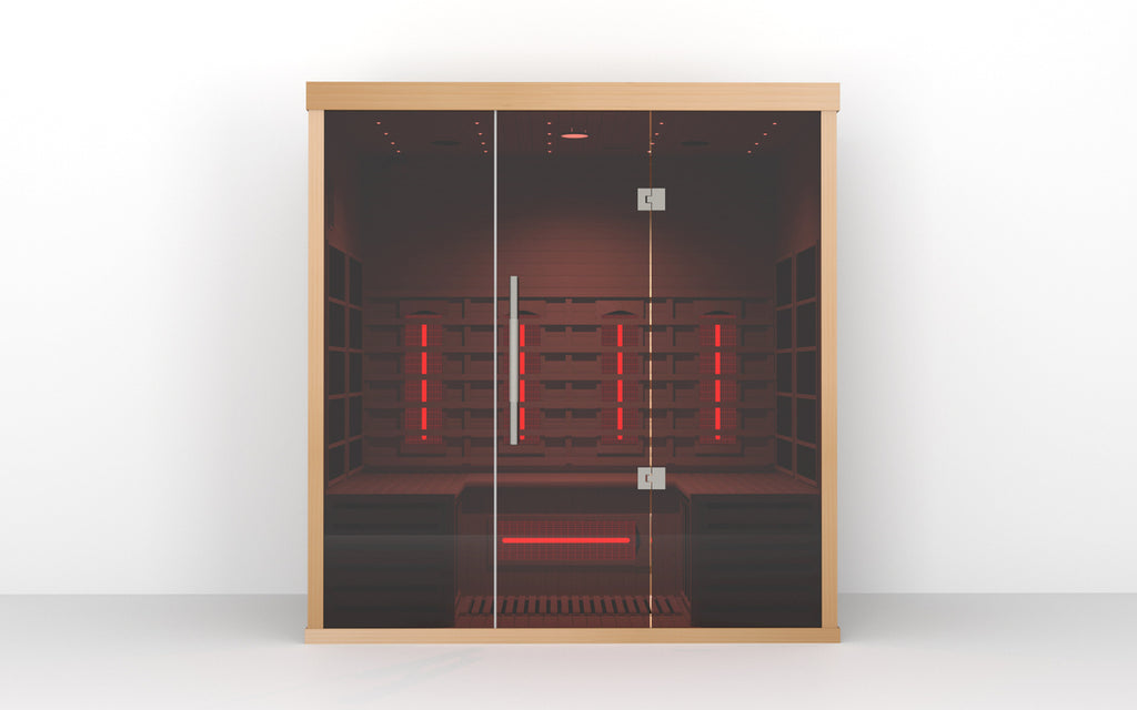 Orivon Lumin Three indoor infrared sauna for 3 people view 4