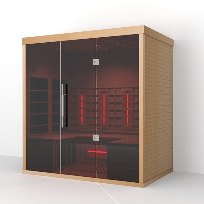 Orivon Lumin Three indoor infrared sauna for 3 people view 5