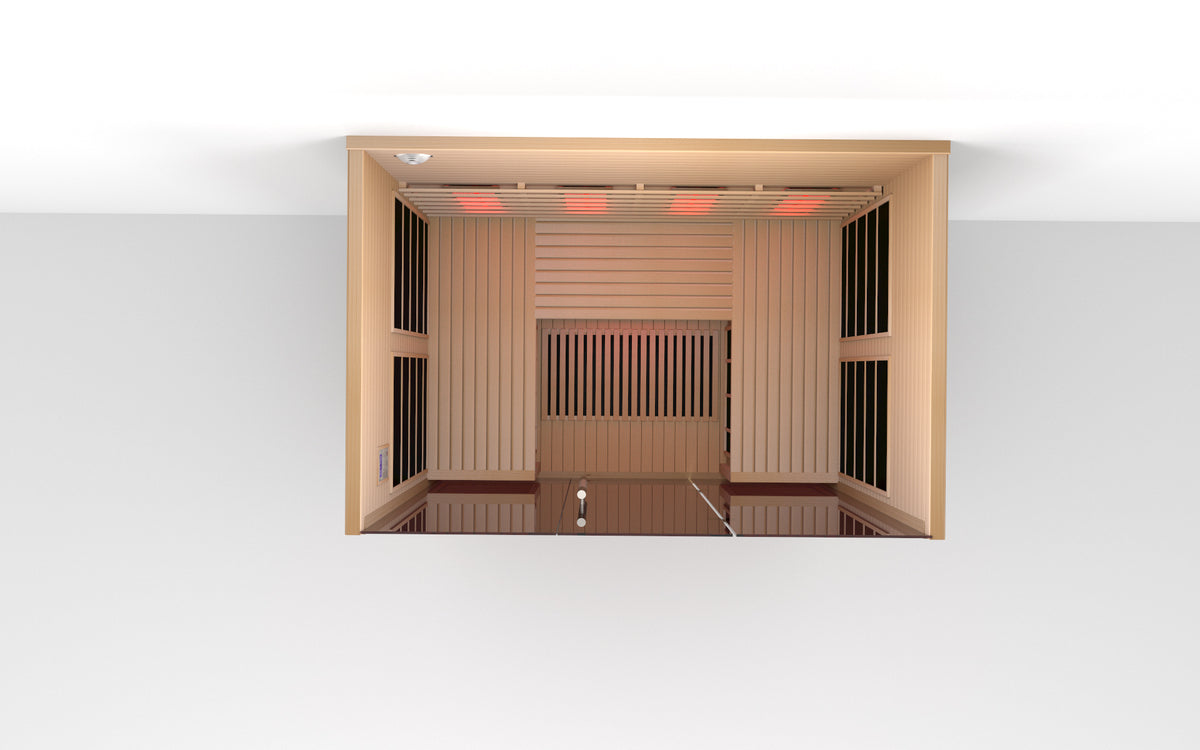 Orivon Lumin Three indoor infrared sauna for 3 people view 8